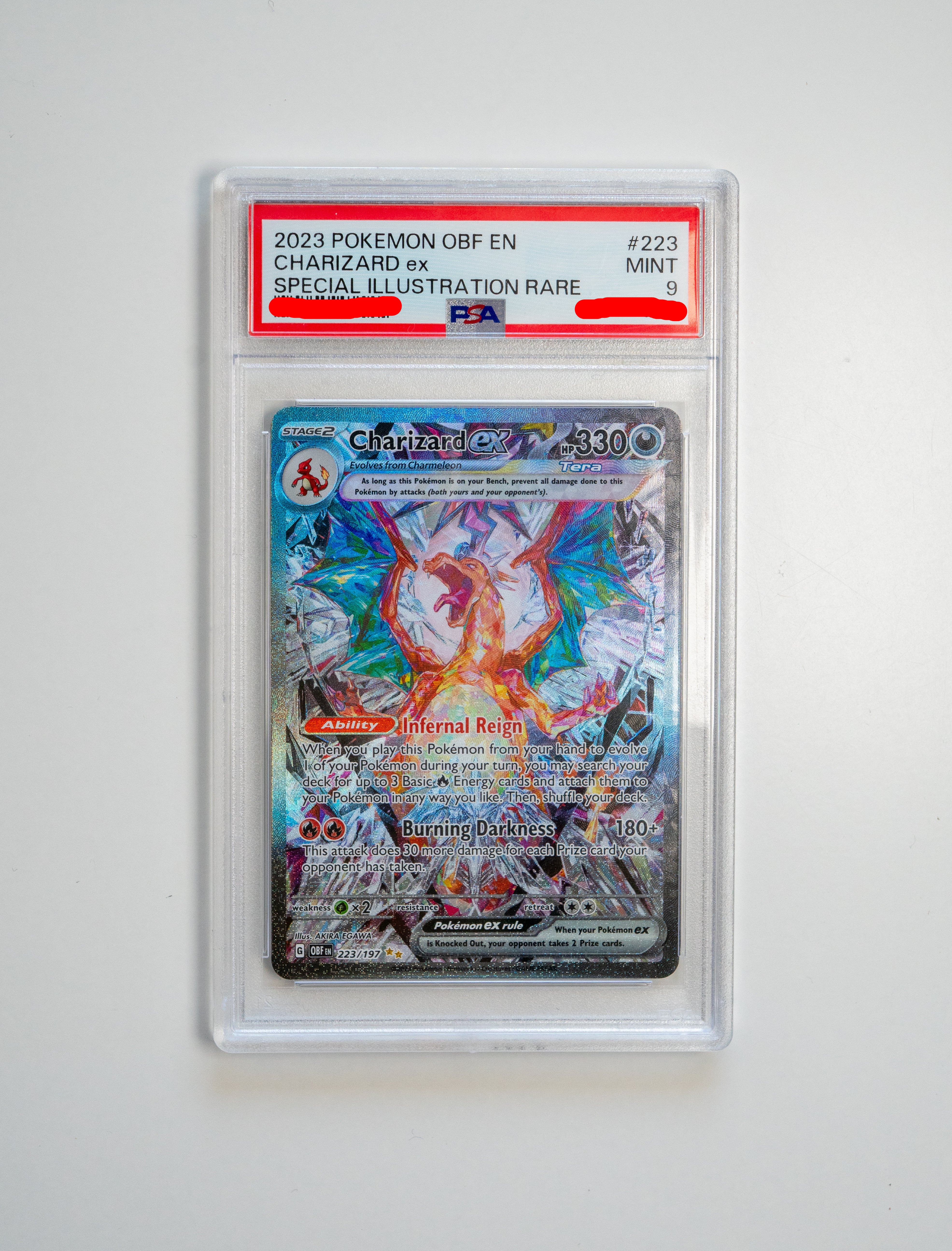 psa 9 charizard pokémon card PSA 9 - Charizard ex