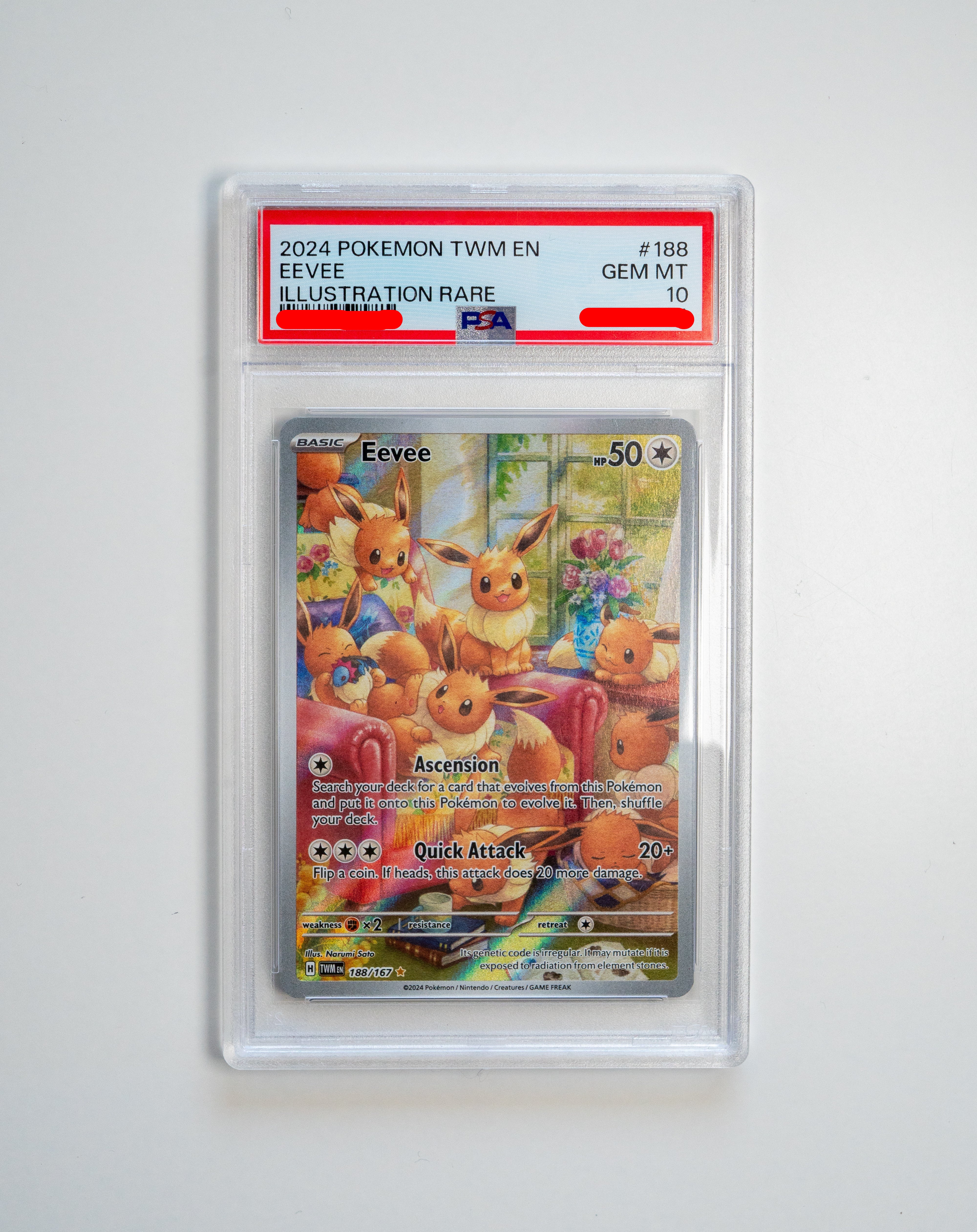 eevee pokemon card psa 10 PSA 10 - Eevee
