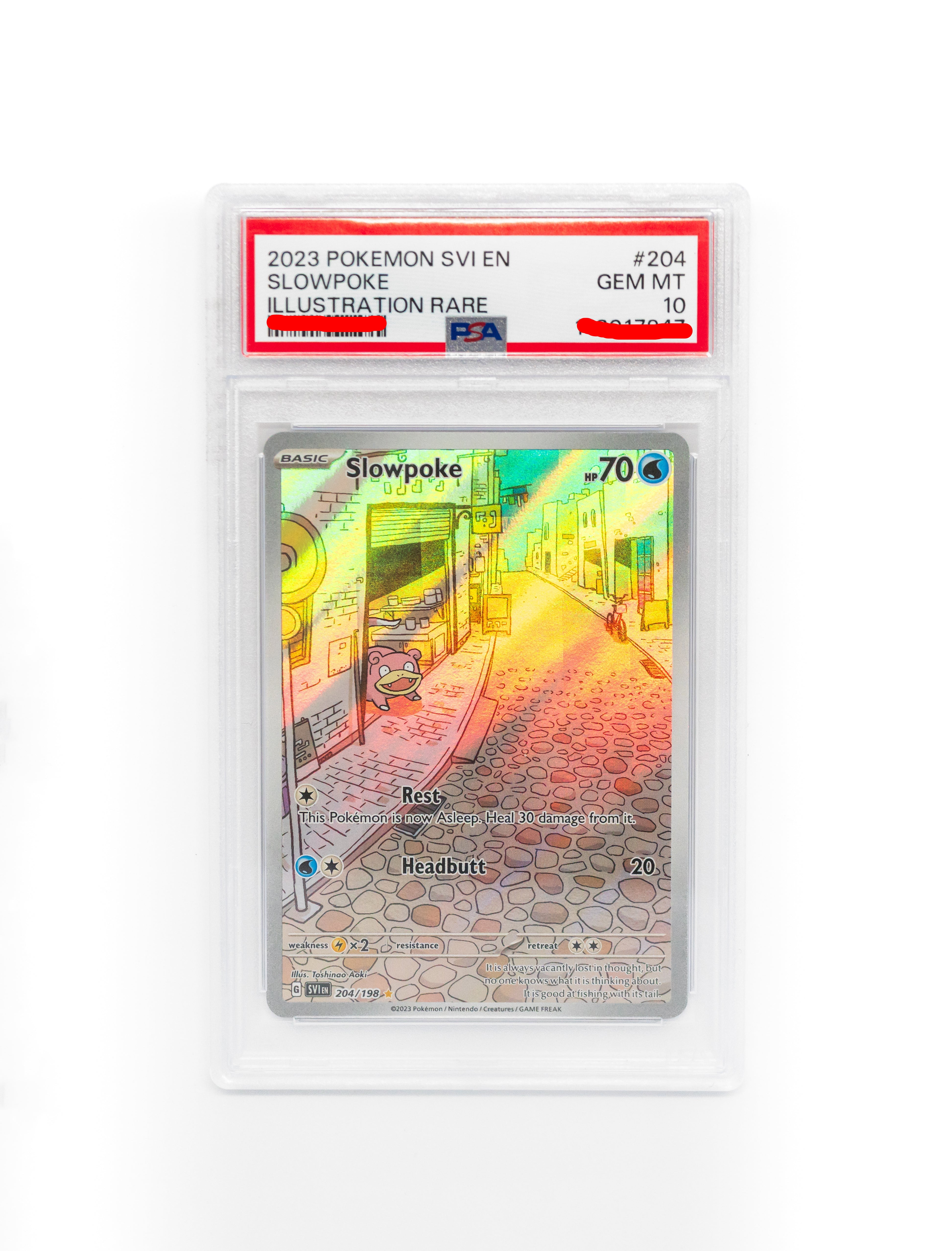 PSA 10 - Slowpoke
