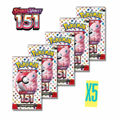 5 booster packs of 151