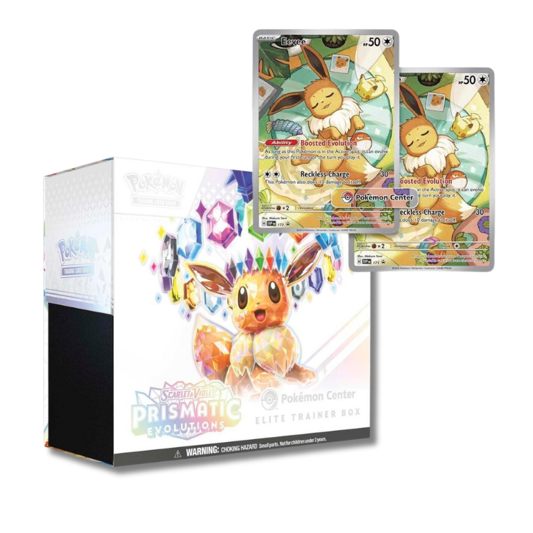 Prismatic Evolutions Elite Trainer Box Scarlet & Violet Pokémon Trading Card Game