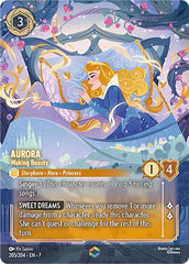 Card featuring a princess character with magical elements and text