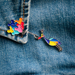 UP UP AND AWAY PIN