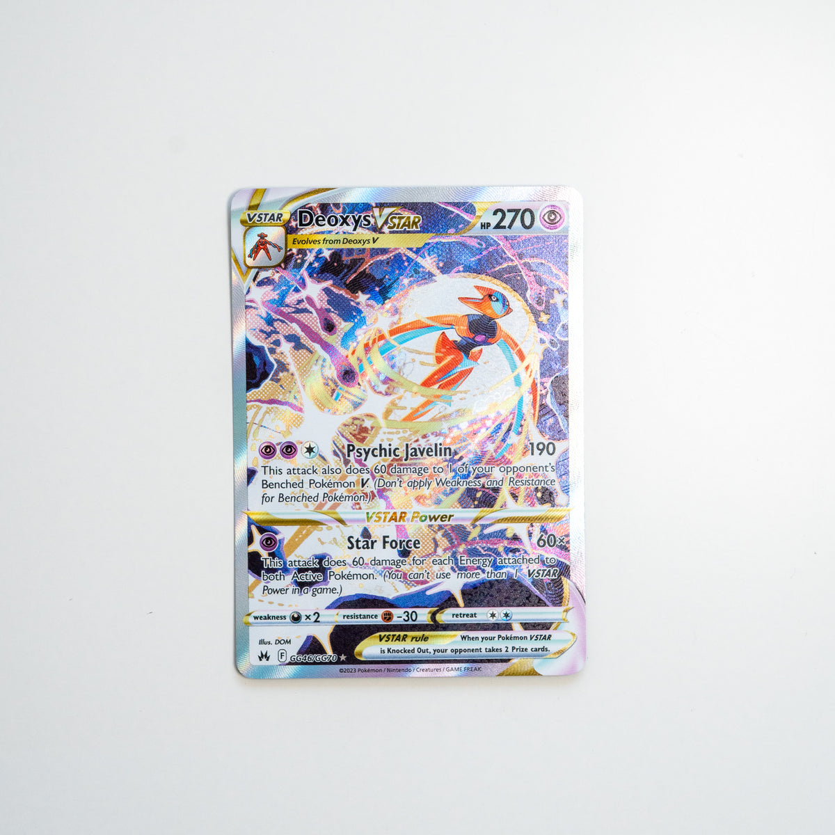 Deoxys_VSTAR pokemon card front