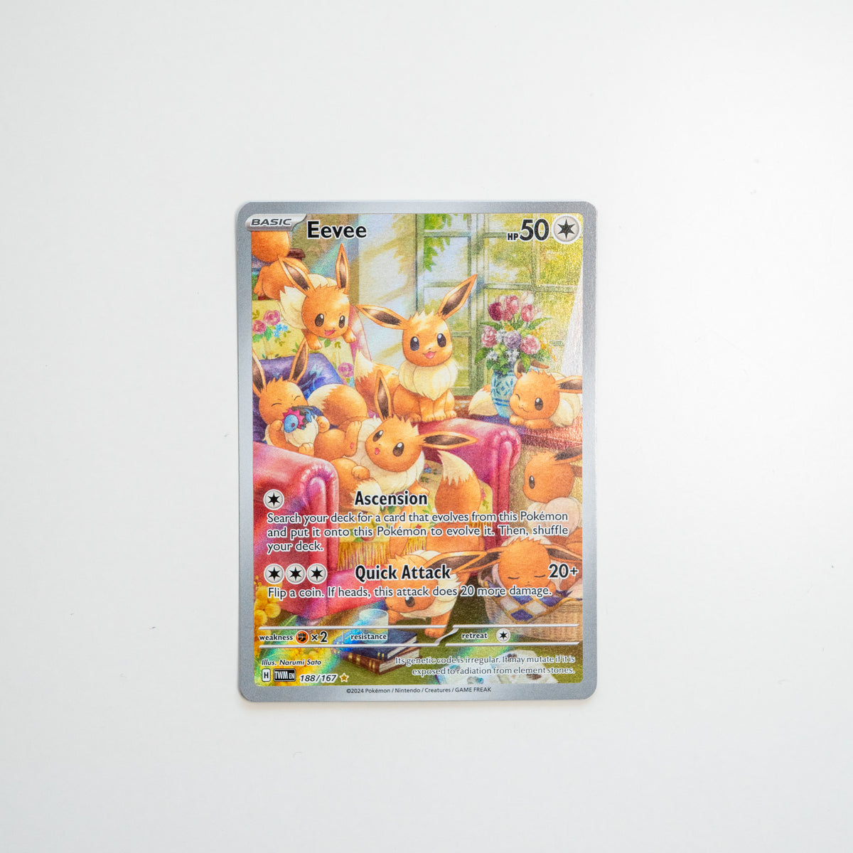 188 167 pokemon card Eevee