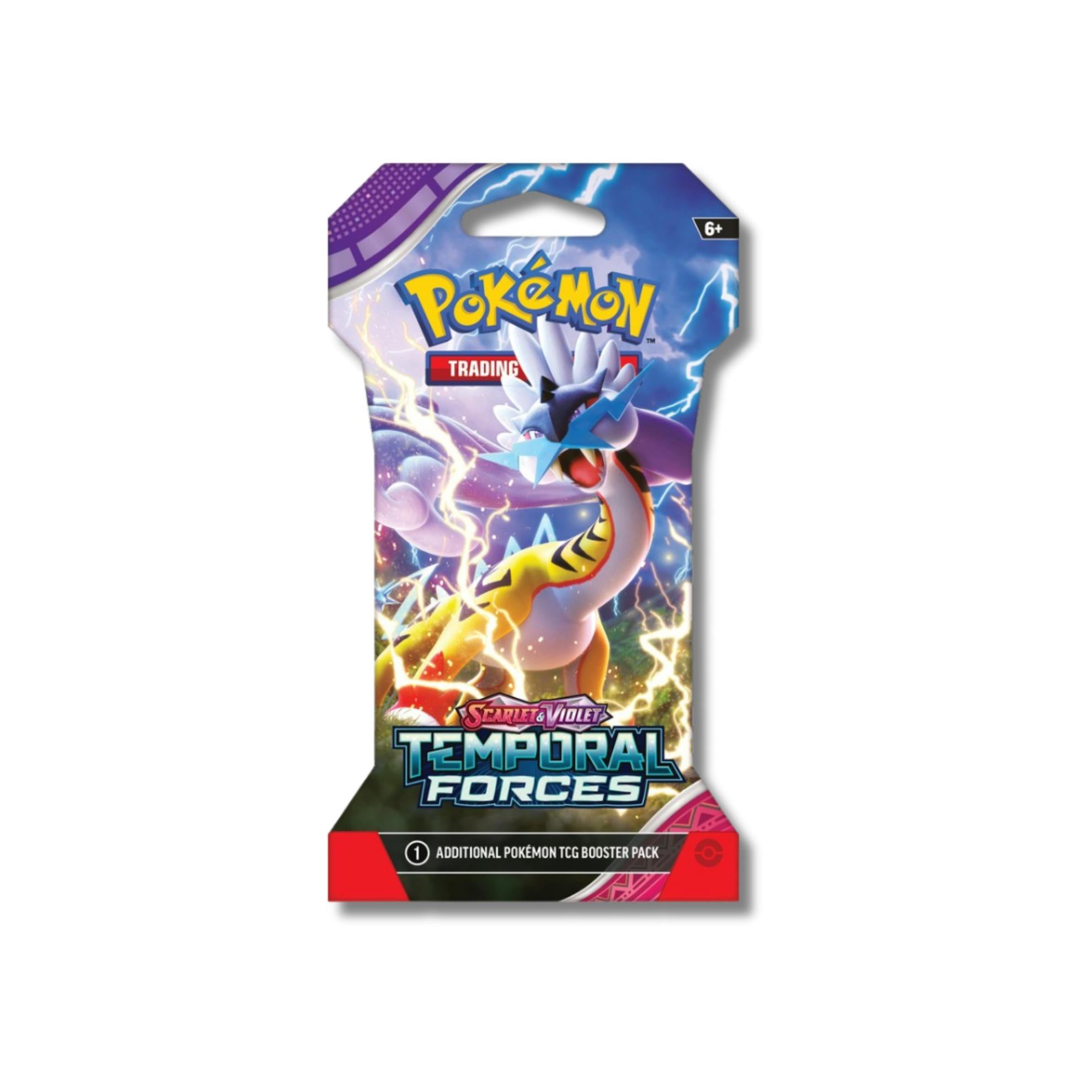 Pokemon Scarlet & Violet Temporal Forces Sleeved Booster Pack Pokemon Scarlet & Violet Temporal Forces Sleeved Booster Pack