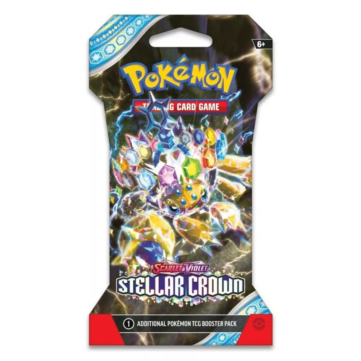 Pokemon Booster Pack - Scarlet & Violet: Stellar Crown Sleeved Pokemon Booster Pack - Scarlet & Violet: Stellar Crown Sleeved