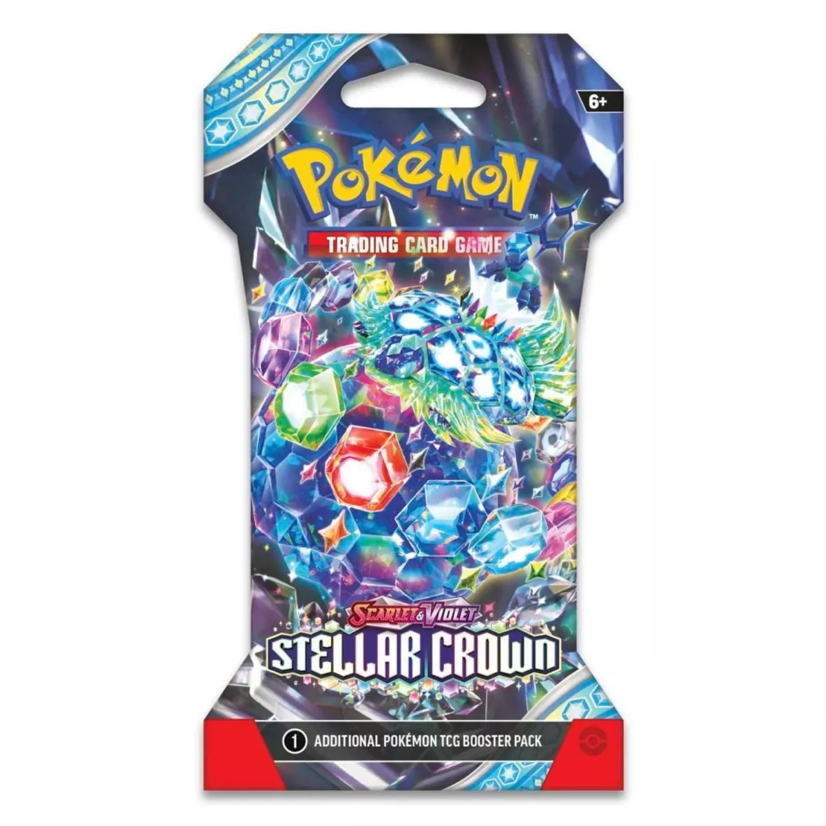 Pokemon Booster Pack - Scarlet & Violet: Stellar Crown Sleeved Pokemon Booster Pack - Scarlet & Violet: Stellar Crown Sleeved