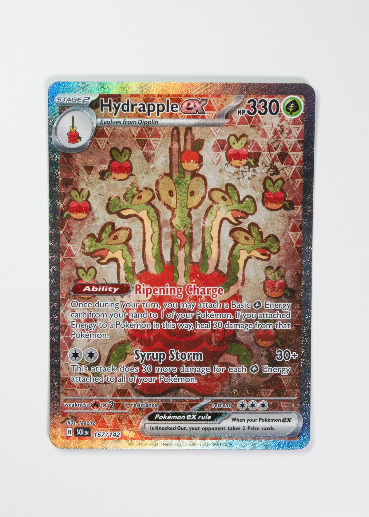 Hydrapple ex - 167/142 - SV07: Stellar Crown (SCR)