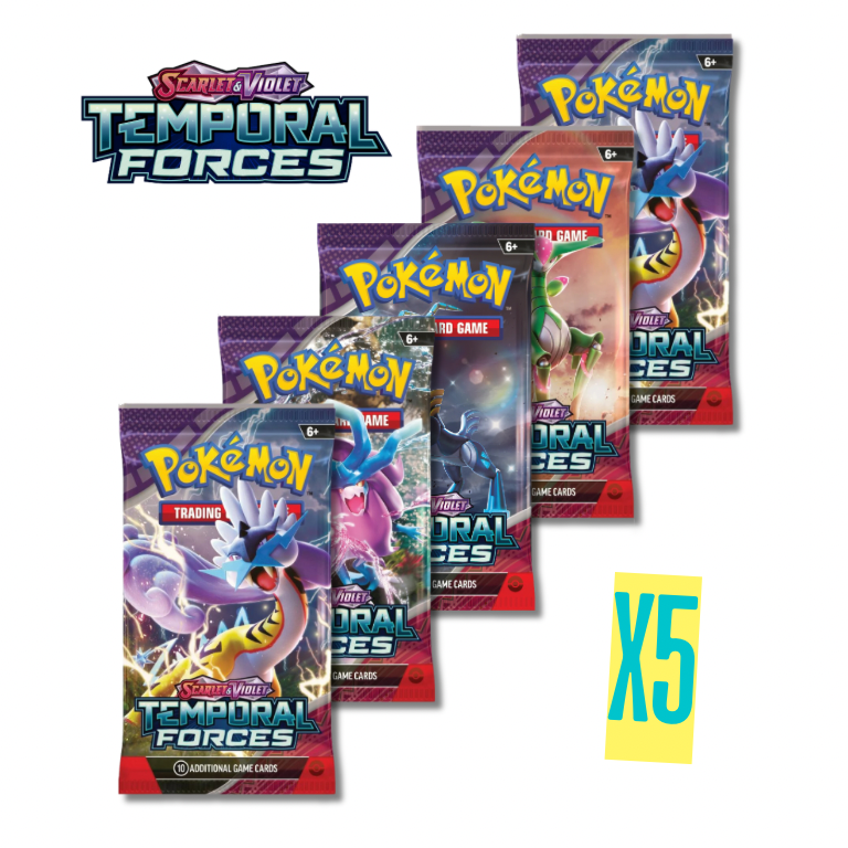 5 booster packs of temporal forces 