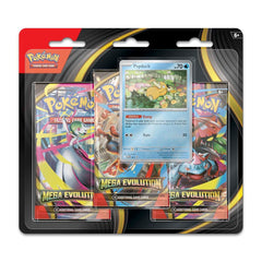 Pokémon trading card game packs with a visible Pokémon logo on a white background