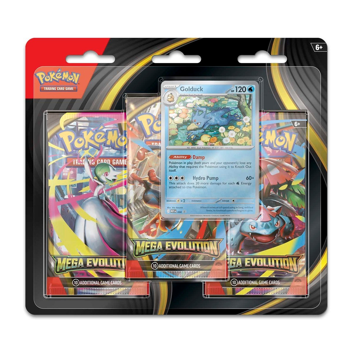 pokemon trading card game 3 pack 5 x Pokemon Trading Card Game 3 Card Booster Pack General Mills Promo Sealed
