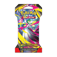 Pokémon TCG booster pack with colorful design on a white background