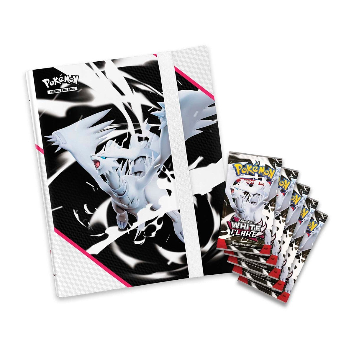 Pokémon trading card game packs with a character design on a white background