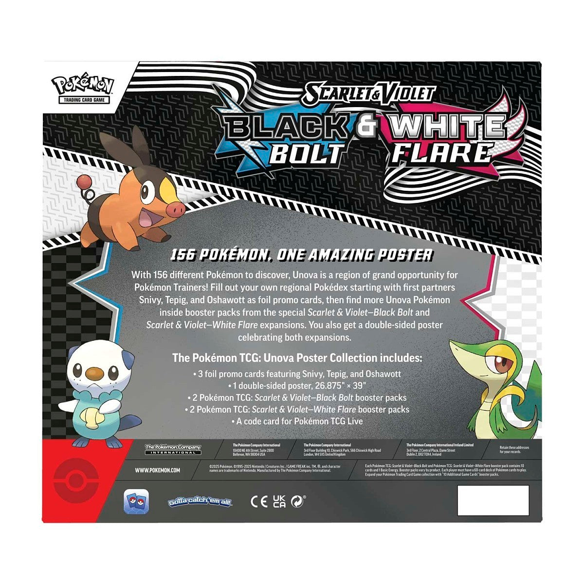 Pokémon TCG: Scarlet & Violet - Unova Poster Collection