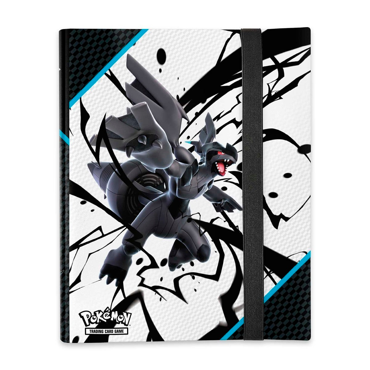 Pokémon trading card game binder with a character design on a white background