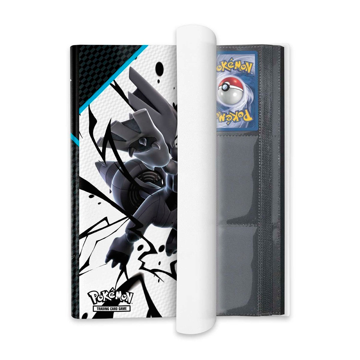 Pokémon trading card holder with a character design on a white background