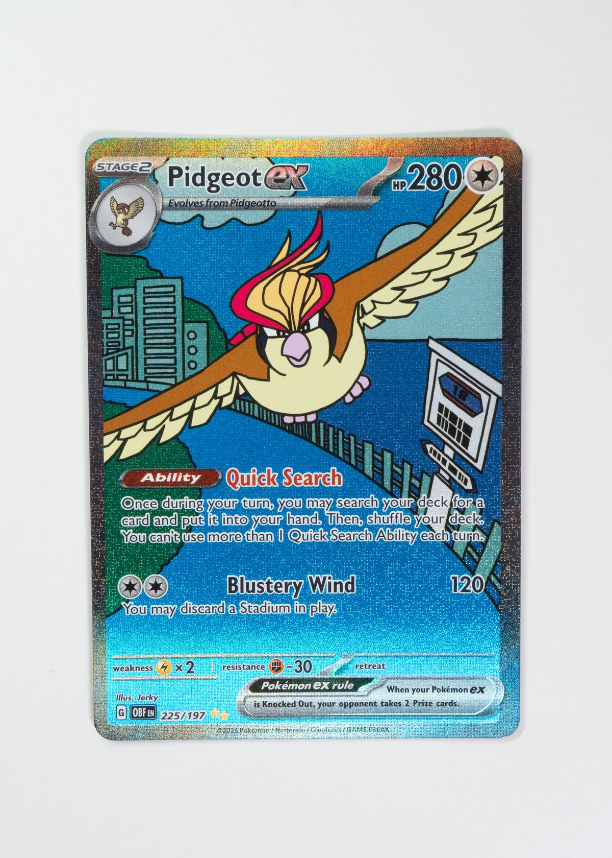 Pidgeot ex - 225/197 - SV03: Obsidian Flames (OBF)