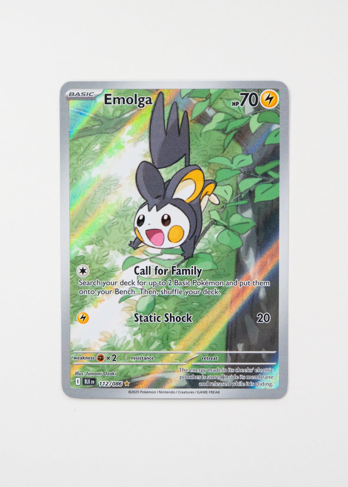 Emolga - 112/086 - SV: Black Bolt (BLK)