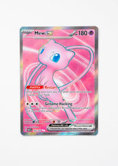 Pokémon trading card featuring Mew EX on a white background