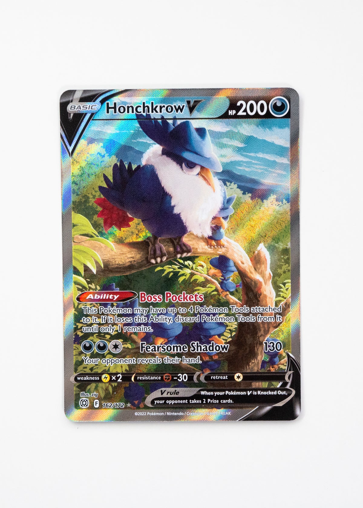 Honchkrow V (Alternate Full Art) - SWSH09: Brilliant Stars (SWSH09)