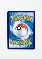 Pokémon trading card with a Poké Ball design on a blue border