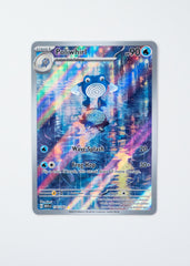 Pokémon trading card featuring Poliwirl with colorful design on a white background