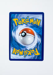 Pokémon trading card with a blue border and Pokéball design