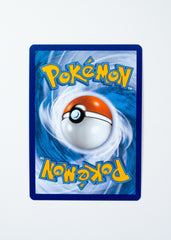 Pokémon trading card with a Poké Ball design on a blue and white background