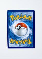 Pokémon trading card with a blue border and Pokéball design on a white background