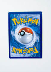 Pokémon trading card with a blue border and Pokéball design on a white background