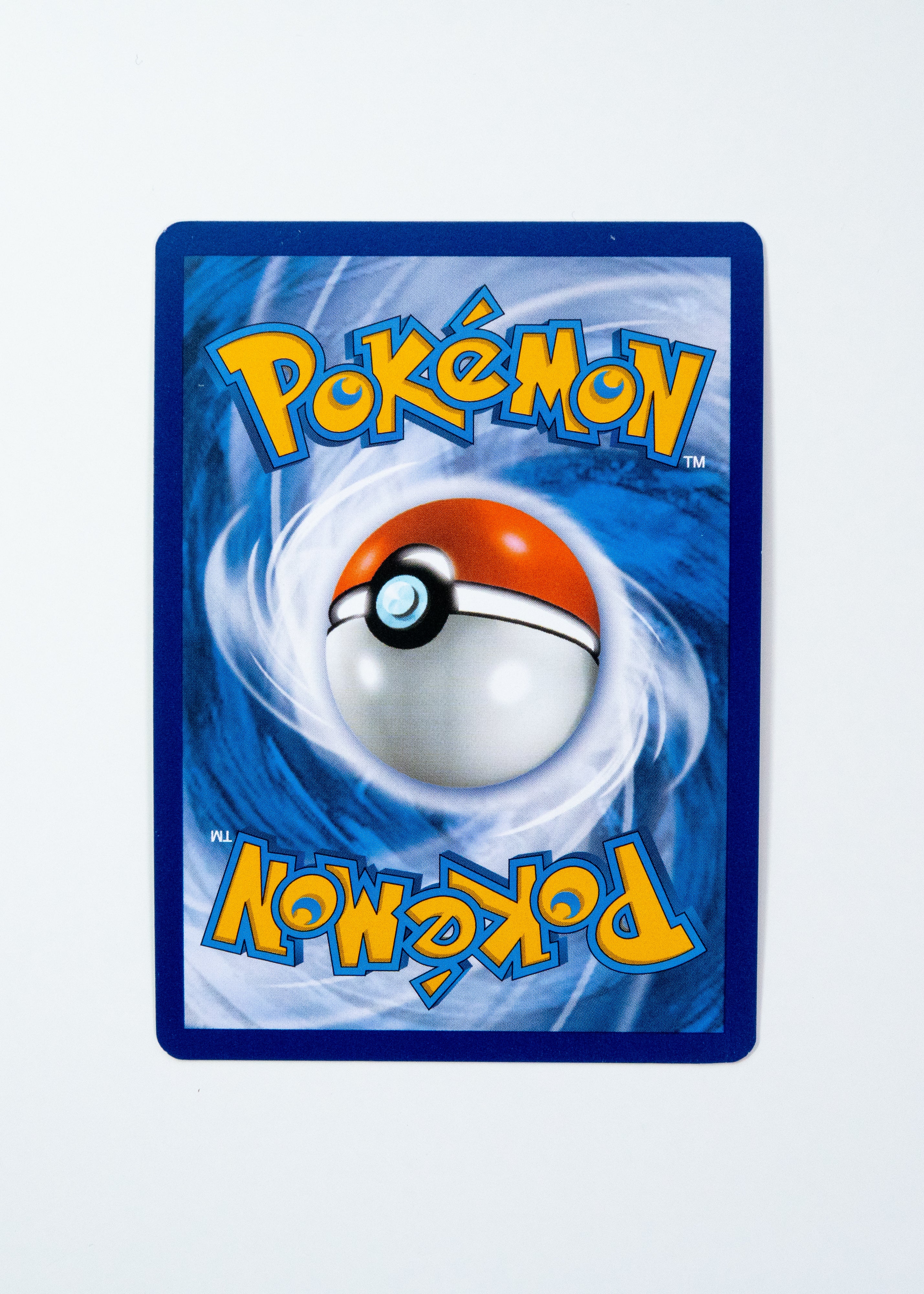 Pokémon trading card with a Poké Ball design on a white background