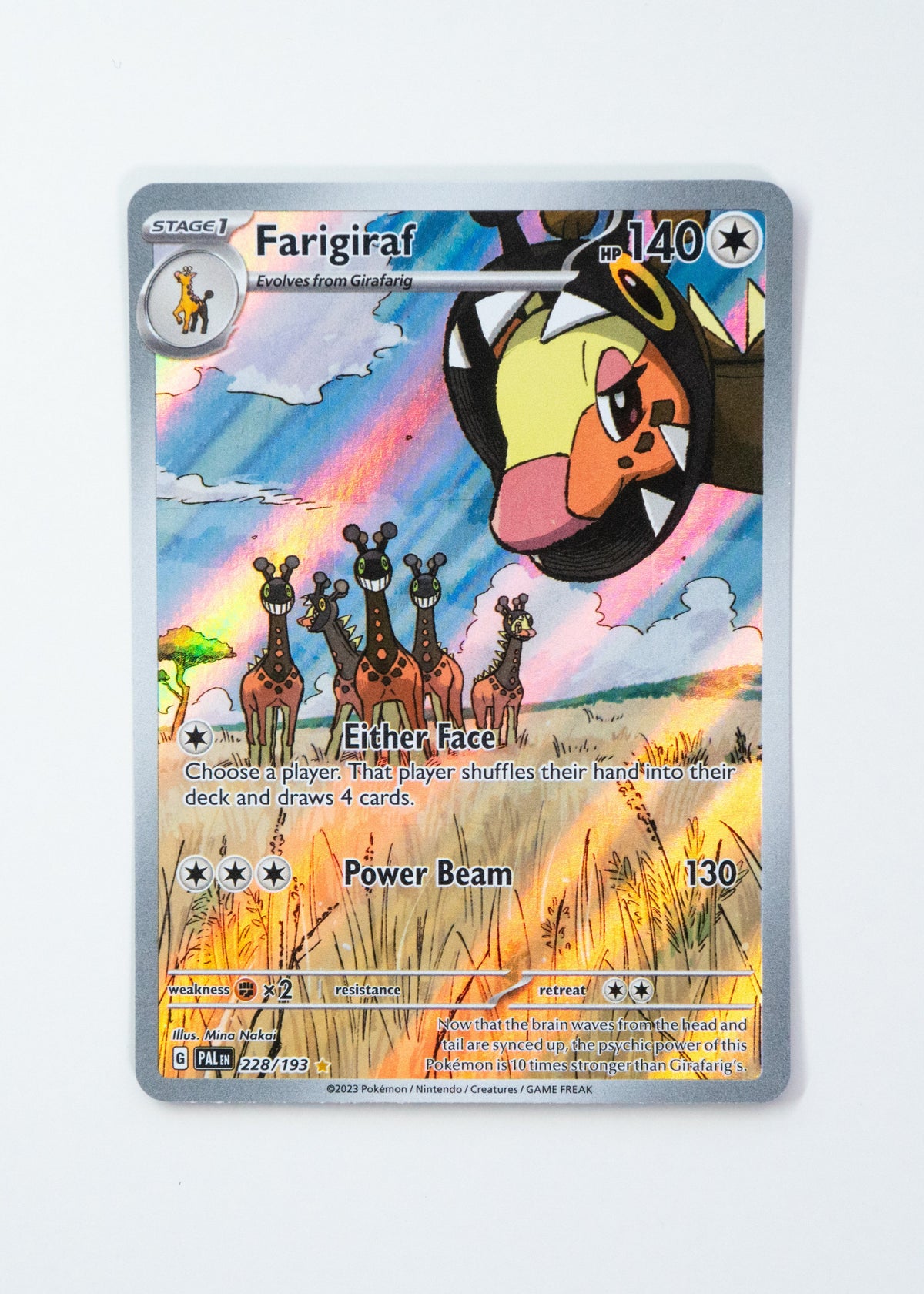 Farigiraf - 228/193 - SV02: Paldea Evolved (PAL)