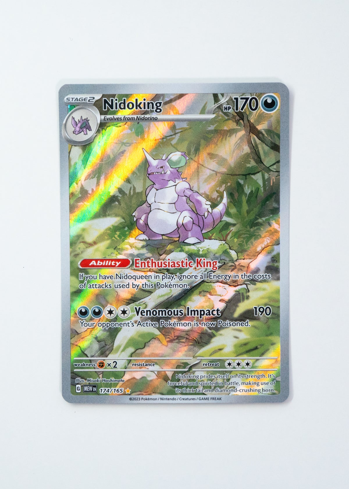 Nidoking - 174/165 - SV: Scarlet & Violet 151 (MEW)