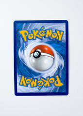 Pokémon trading card with a Poké Ball design on a blue border
