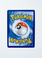 Pokémon trading card with a Poké Ball design on a blue border