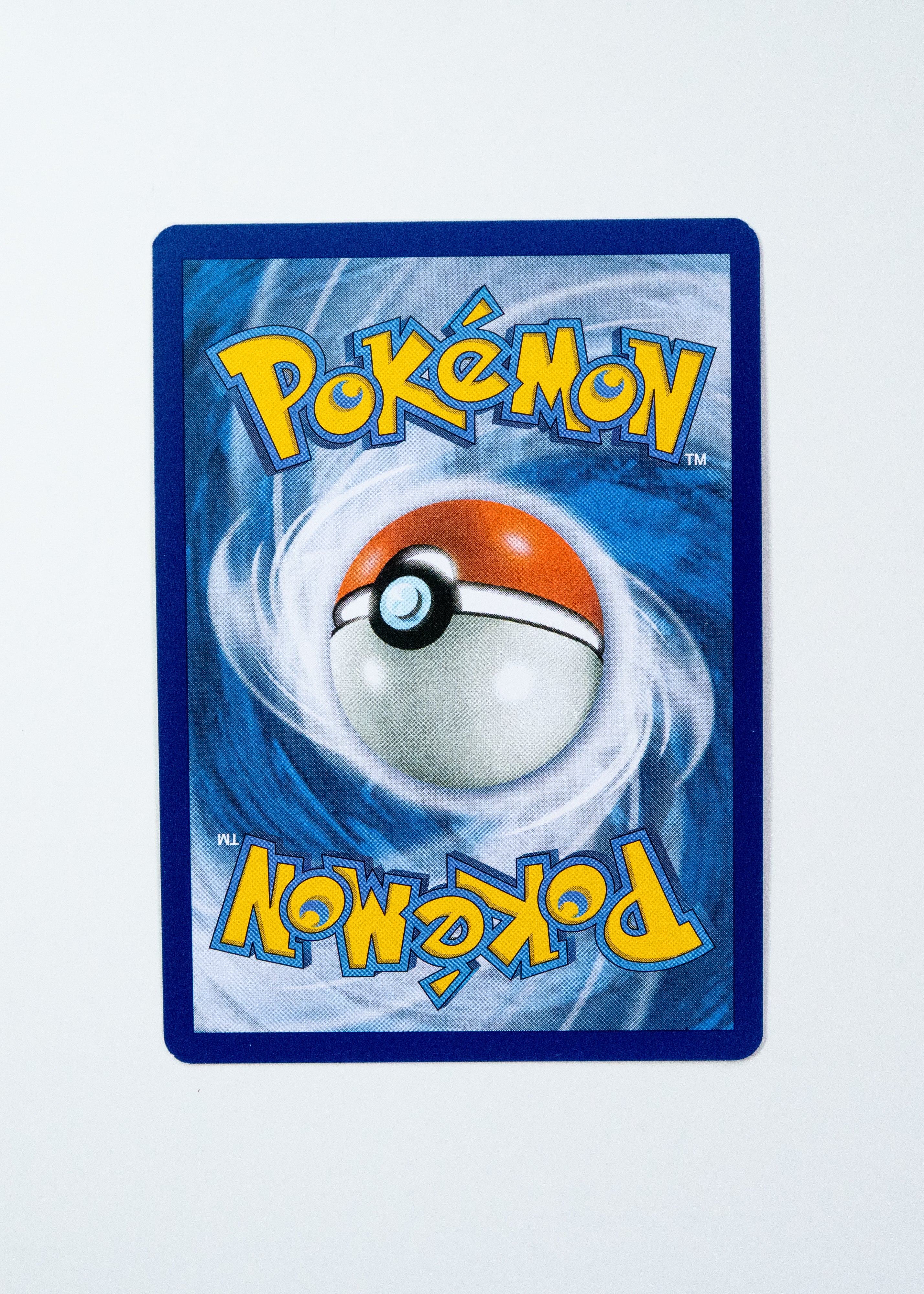 Pokémon trading card with a Poké Ball design on a white background