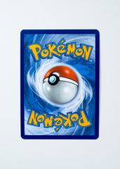 Pokémon trading card with a Poké Ball design on a blue background