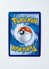 Pokémon trading card with a Poké Ball design on a blue and white background