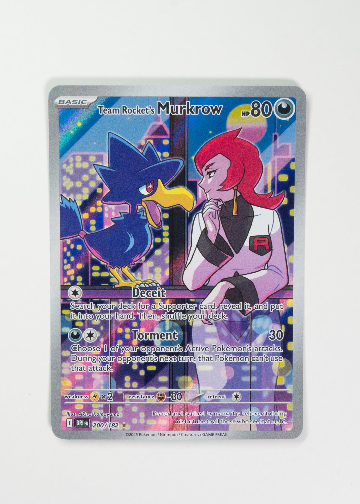 Team Rocket's Murkrow - 200/182 - SV10: Destined Rivals (DRI)