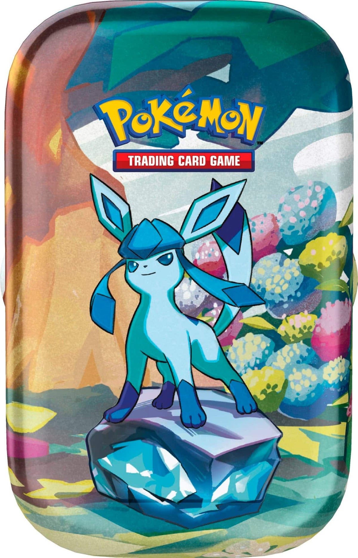 glaceon prismatic evolution mini tin