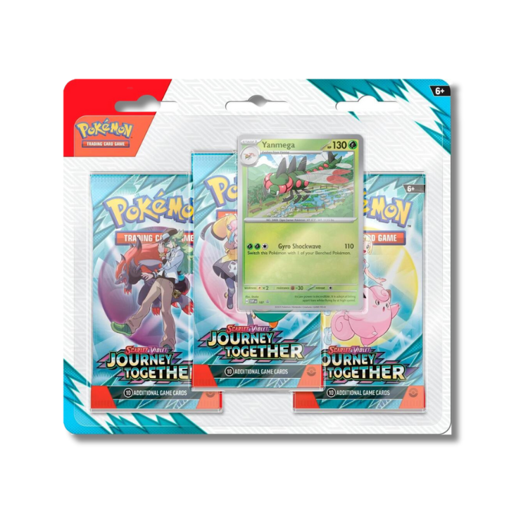 Journey Together 3 Pack Blister  — Scarlet & Violet Pokémon Trading Card Game