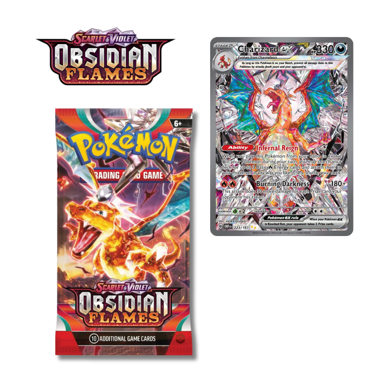 Obsidian Flames Pokemon Scarlet & Violet Booster Pack – GeekPins