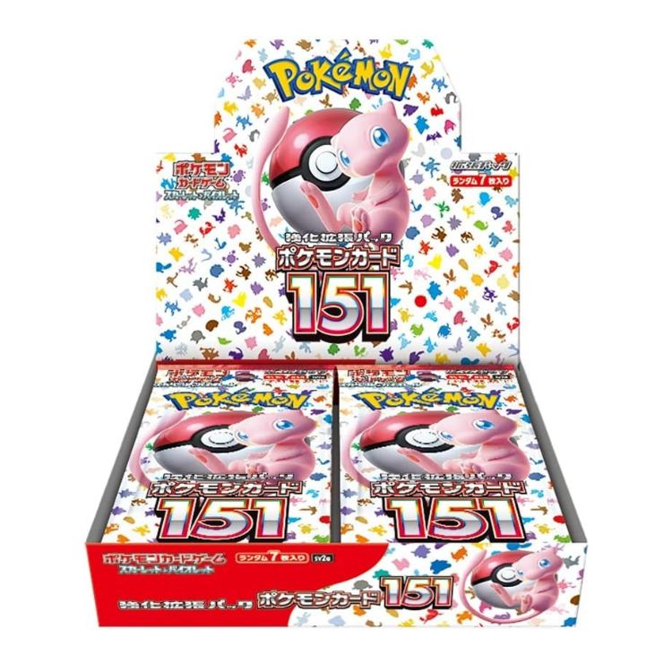 booster box of pokemon japanese 151